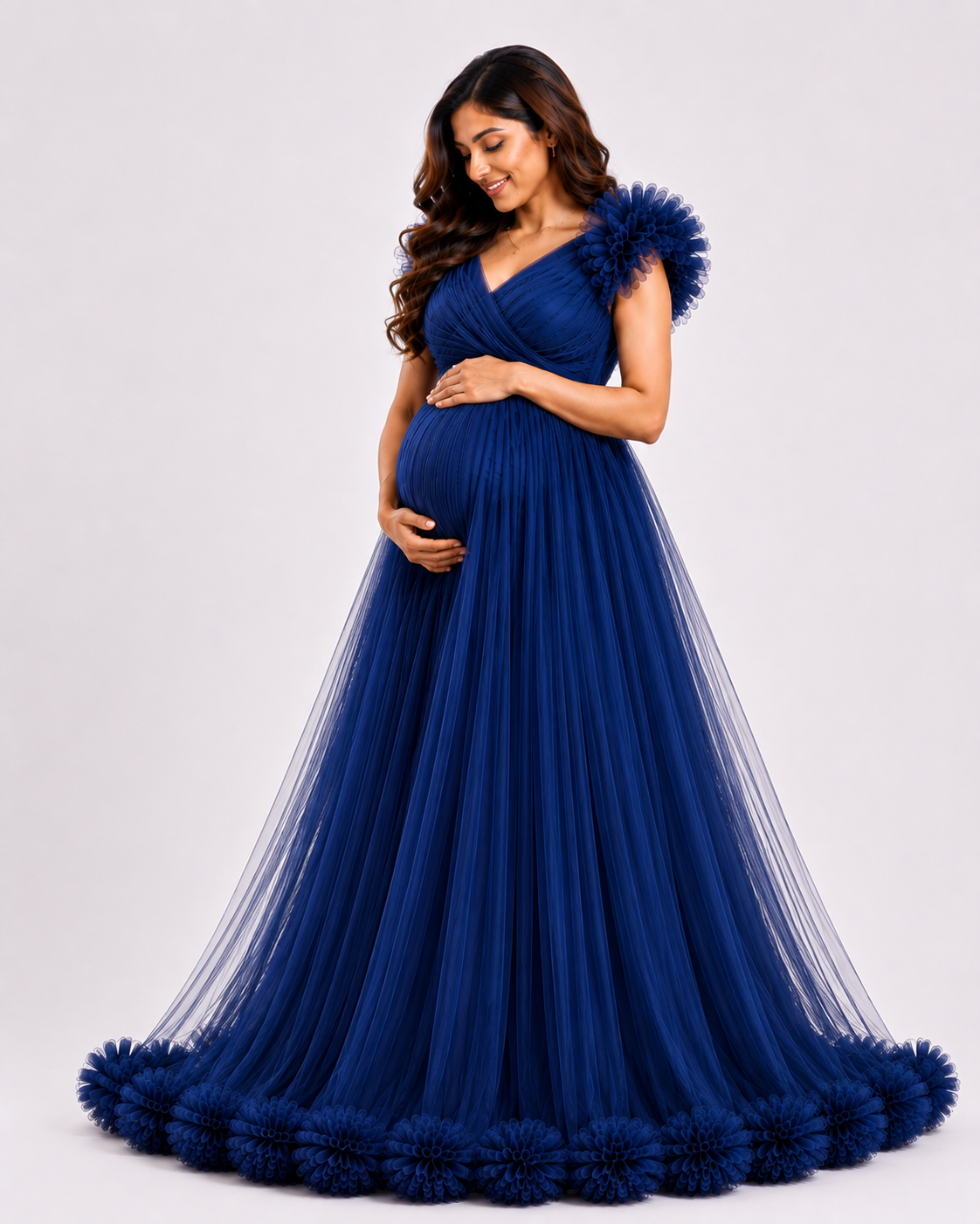 Maternity shoot gown