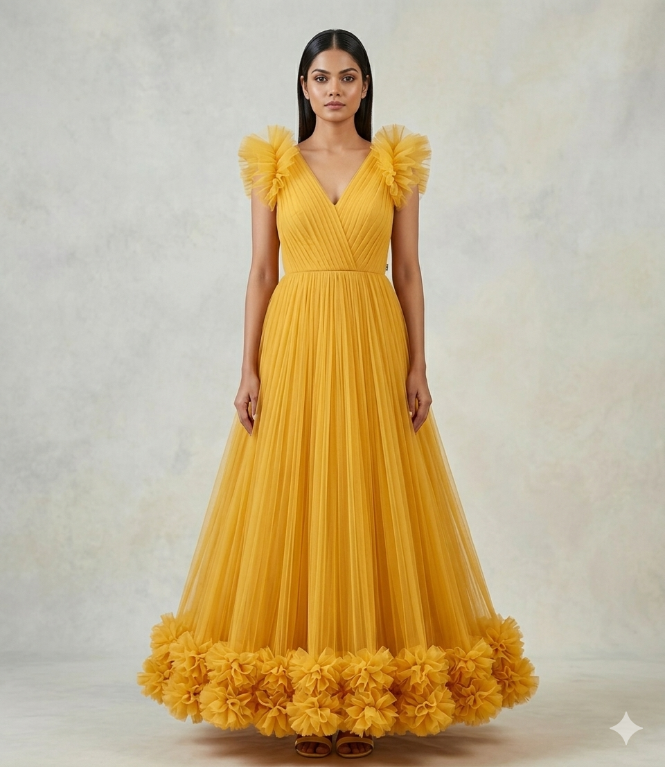Yellow gowns